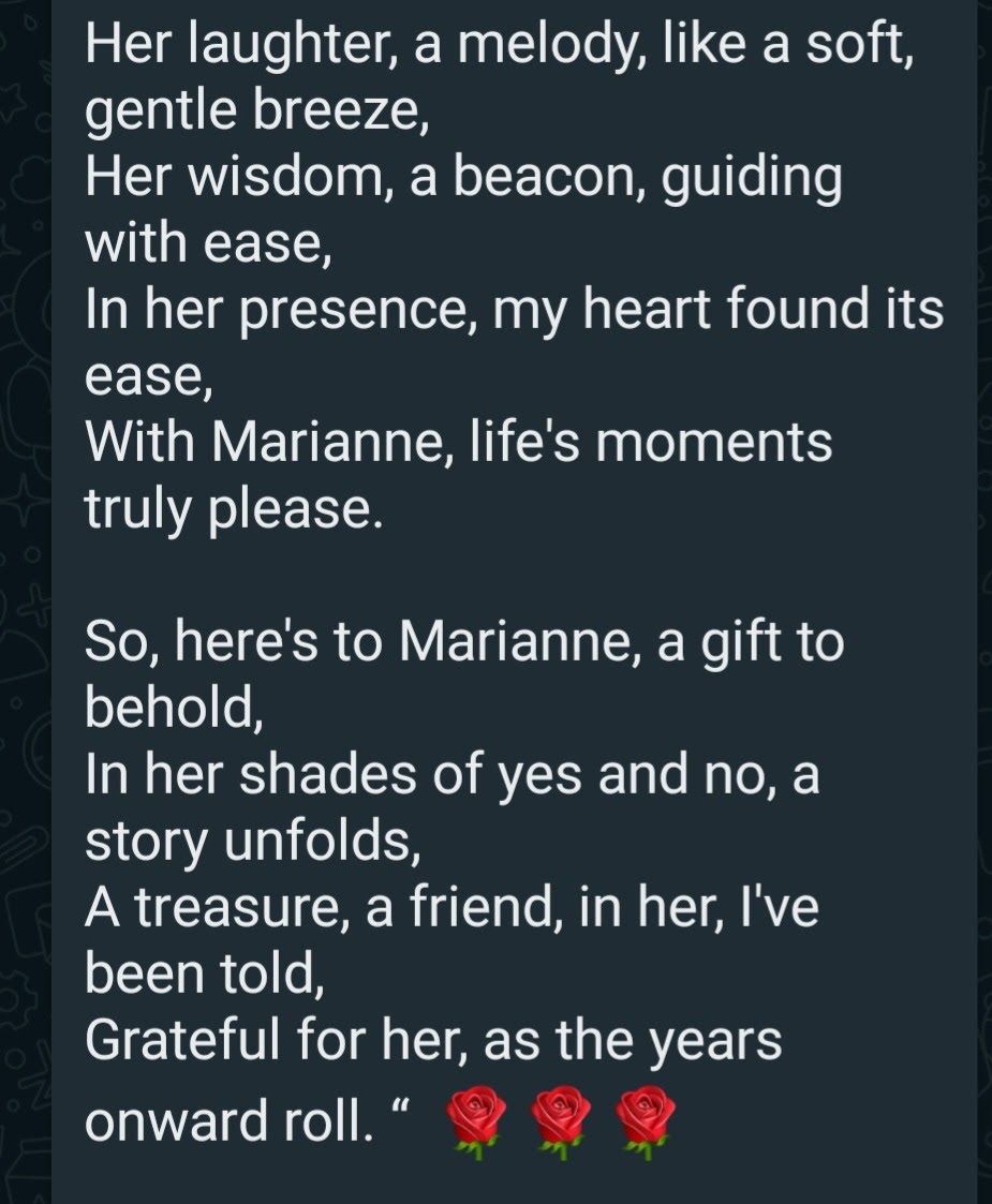 A poem from a scammer